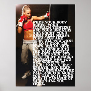 Motivering för workout poster
