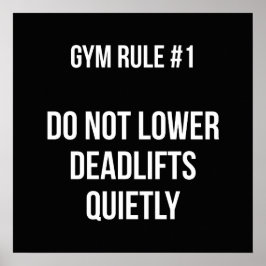 Motivering för workout poster