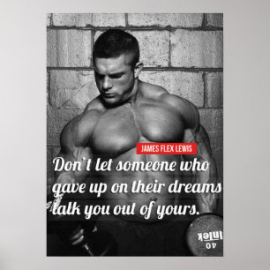 Motivering för workout poster