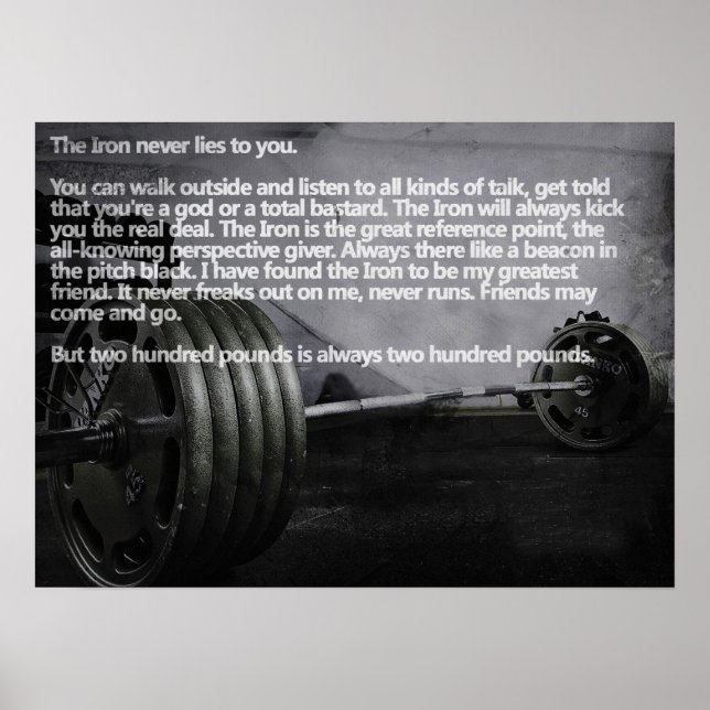 Motivering för workout poster (Framsidan)