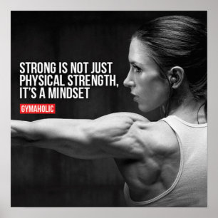 Motivering för workout poster