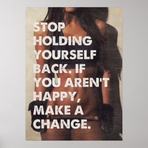 Motivering för workout poster