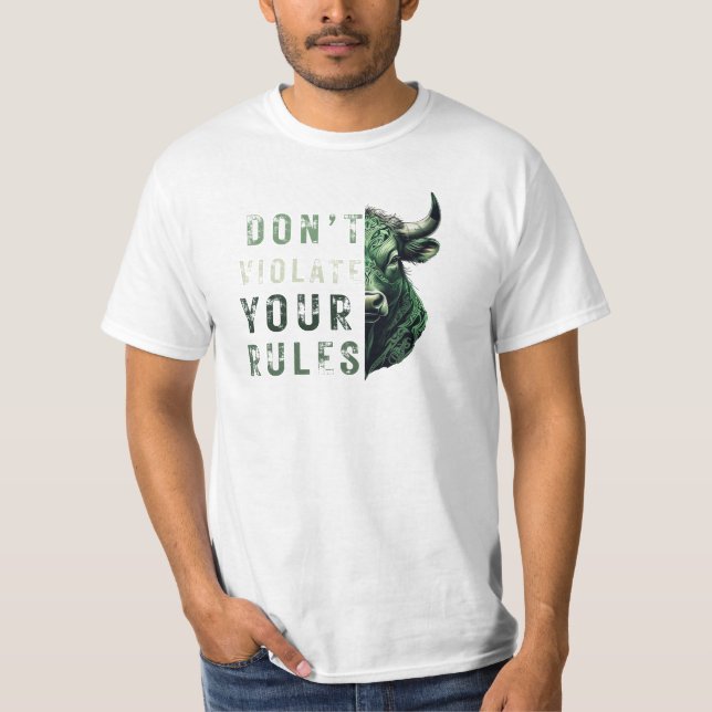 Motivering | Forex mindset | Bull T Shirt (Framsida)