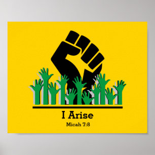 Motivering I ARISE Micah 7:8-skript Poster