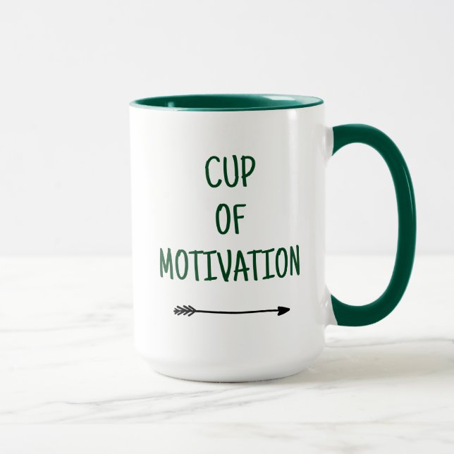 Motivering i Kopp med Mugg i Arrow Coffee (Höger)