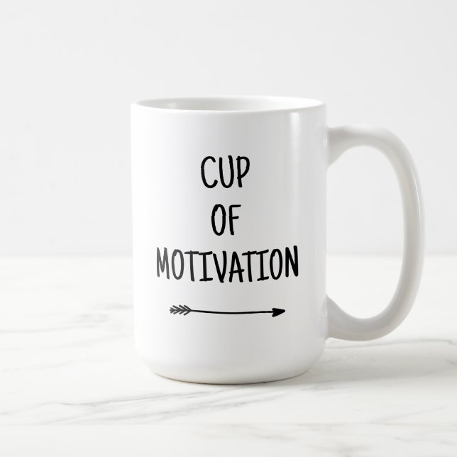 Motivering i Kopp med Mugg i Arrow Coffee (Höger)