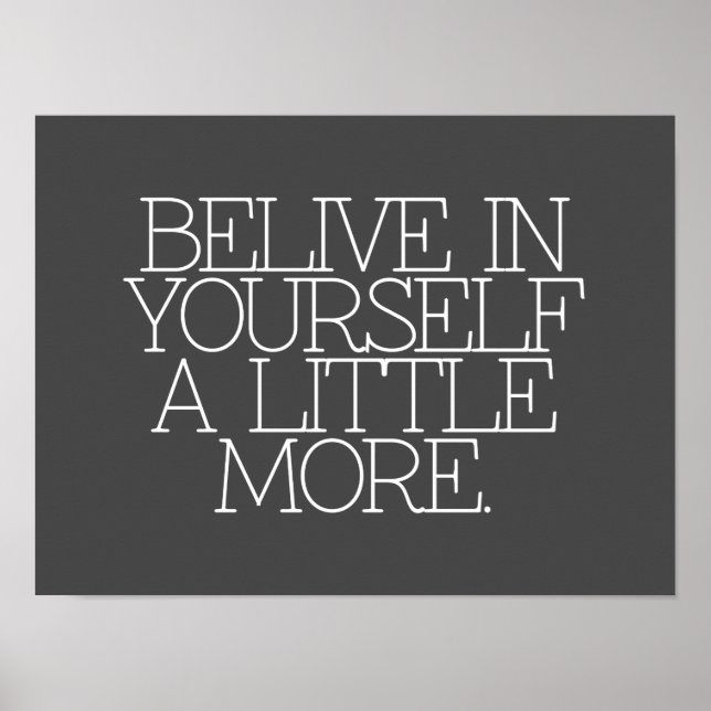 Motivering, inspiration, ord av visdom. poster (Framsidan)