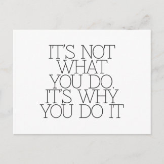 Motivering, inspiration, ord av visdom. vykort