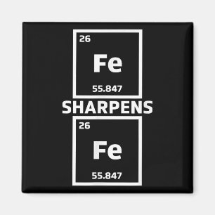 Motivering Järn Sharpens Järn Periodic Inslag Magnet