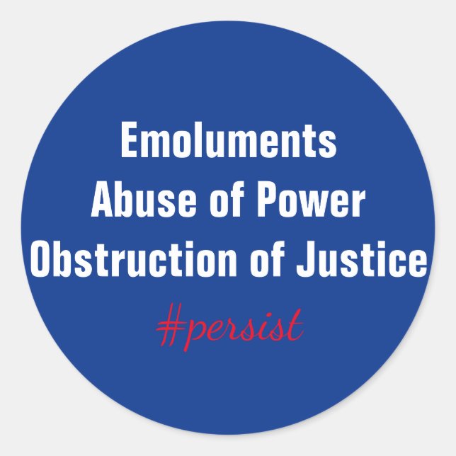 Motivering: Kraftavstötande motverkande övergrepp Runt Klistermärke (Framsida)