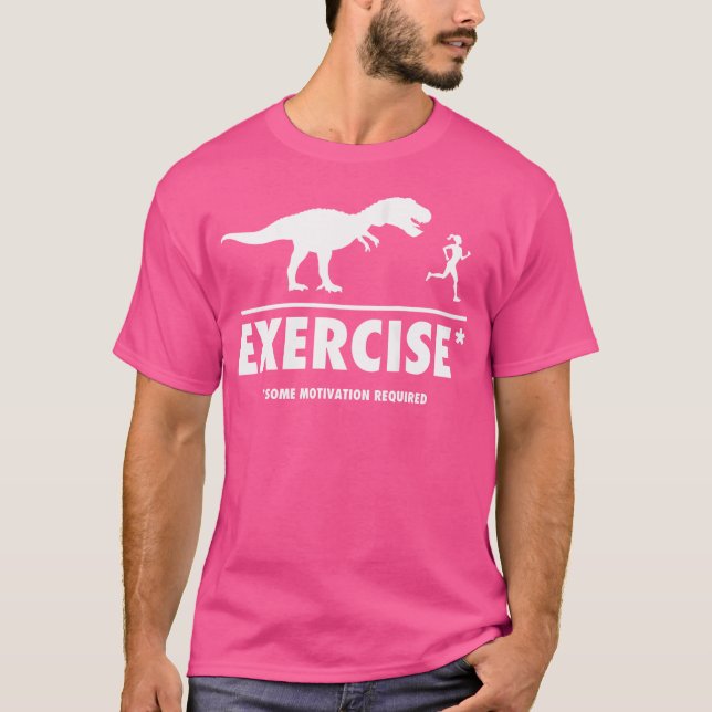 Motivering krävs för kvinnlig funktion T Rex Shirt (Framsida)