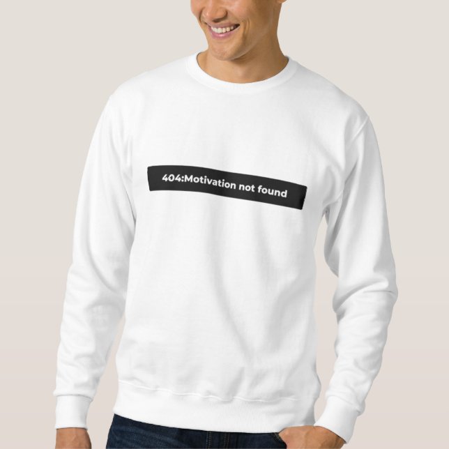 Motivering Lång Ärmad Tröja (Framsida)
