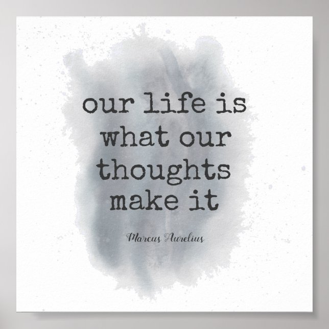 Motivering, litterär citattstänk poster (Framsidan)