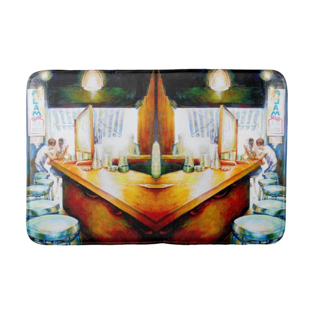 Motivering, logik för att motivera badrumsmatta (Framsidan)