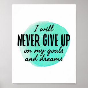 Motivering och uppmuntrande citat poster