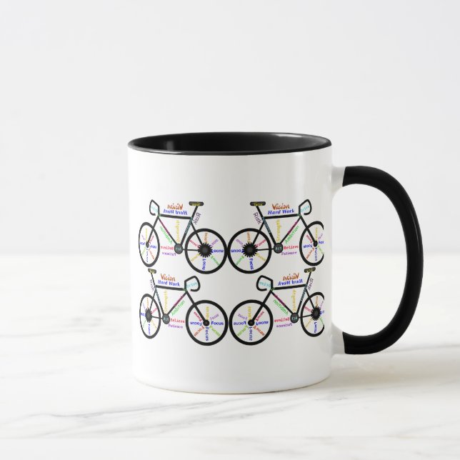 Motivering Ord om Bike Bmx Mountain Biking Mugg (Höger)