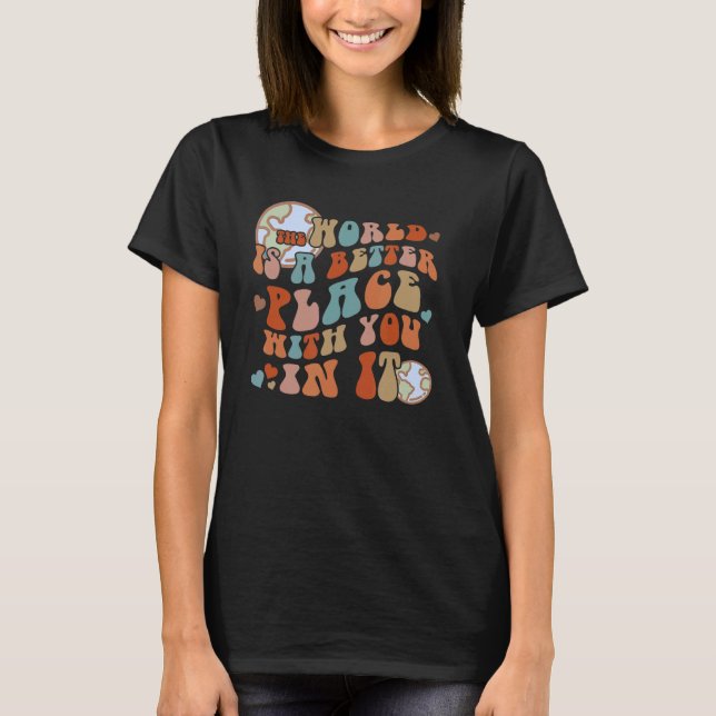 MOTIVERING POSITIV RETRO-KVOTBEKRÄFTELSE STRO T SHIRT (Framsida)