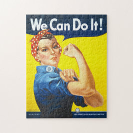 Motivering: Rosie the Riveter, "Vi kan göra det!" Pussel