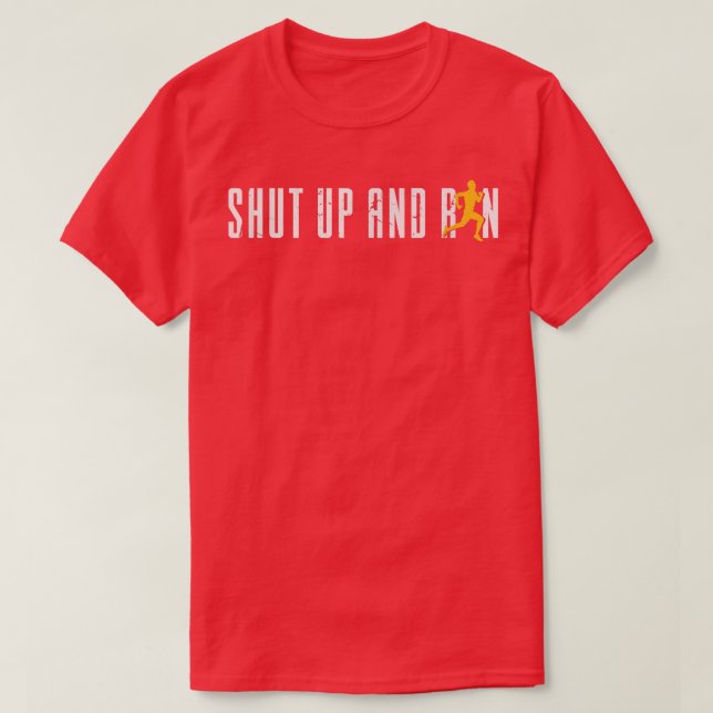 Motivering som kör Springer fungerar inte Gråt Spr T Shirt (Design framsida)