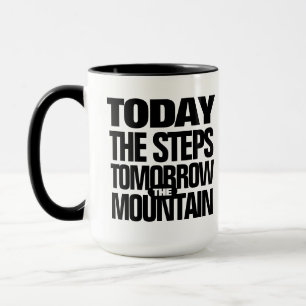 Motivering till dagens steg i morgon i berget mugg