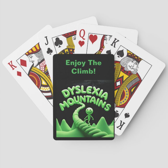 Motivering till dem med Dyslexia Casinokort (Baksidan)