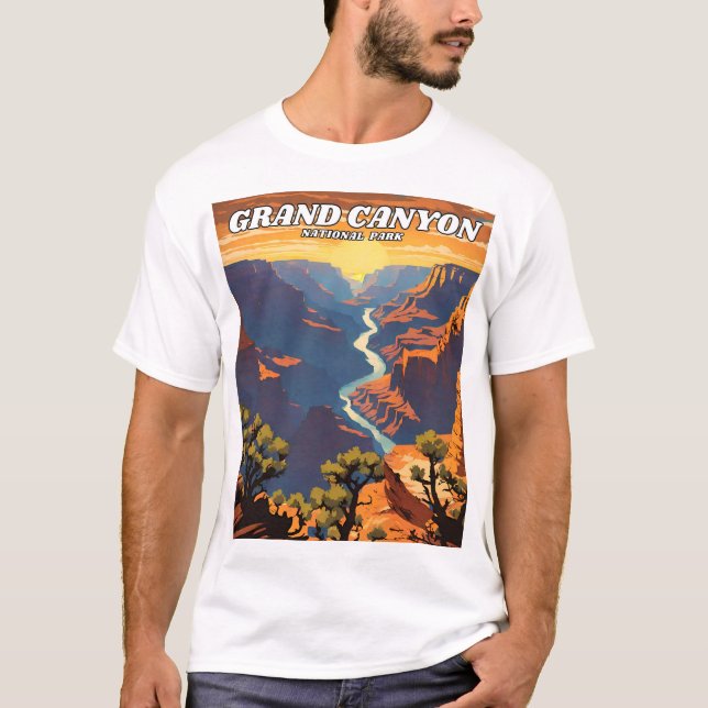 Motivering till Grand Canyon National Park T Shirt (Framsida)