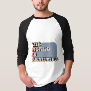 Motivering till ord för en positiv attityd t shirt
