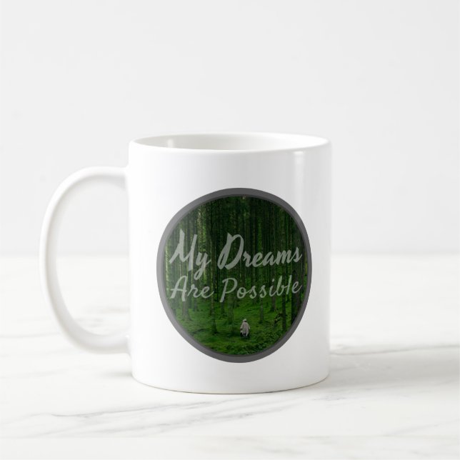 Motivering till självförbättring för ord kaffemugg (Vänster)