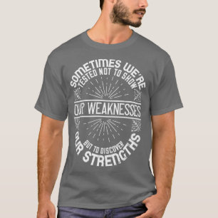 Motivering upptäcker våra starka sidor t shirt