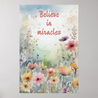 Motivering Watercolor Wall Art Poster 20
