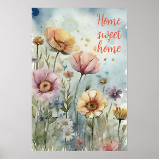 Motivering Watercolor Wall Art Poster 21