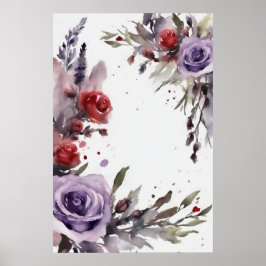 Motivering Watercolor Wall Art Poster 24