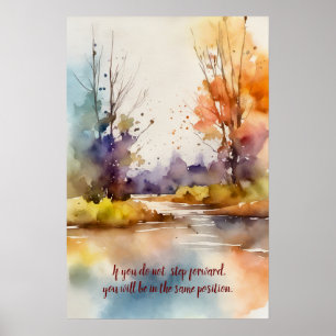 Motivering Watercolor Wall Art Poster 37