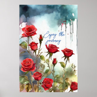 Motivering Watercolor Wall Art Poster 74