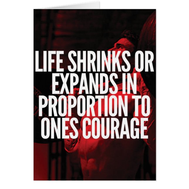 Motivering - Workout Motivational Hälsningskort (Framsidan)