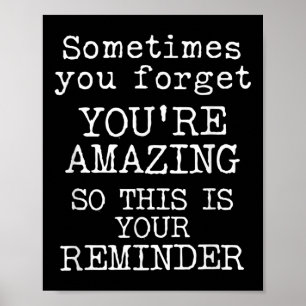 Motivering Youre Fantastisk Poster
