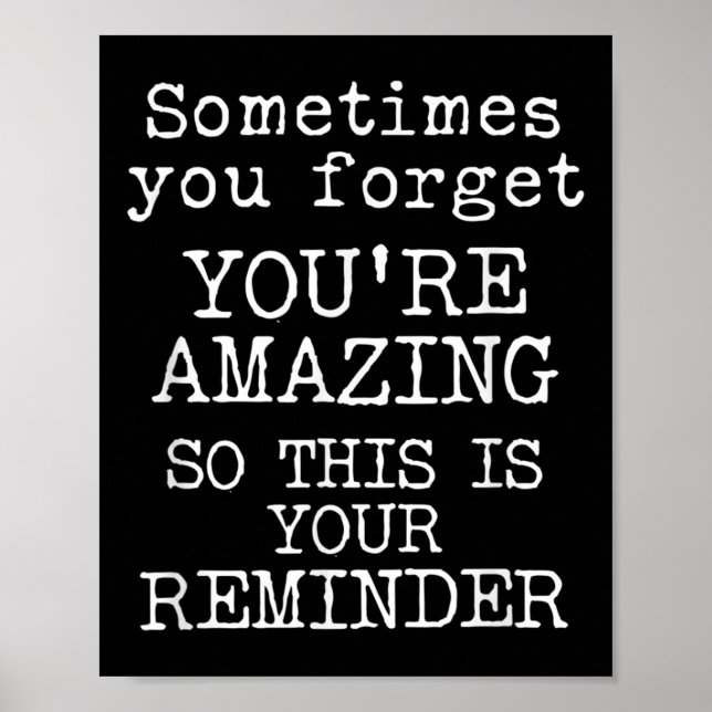 Motivering Youre Fantastisk Poster (Framsidan)