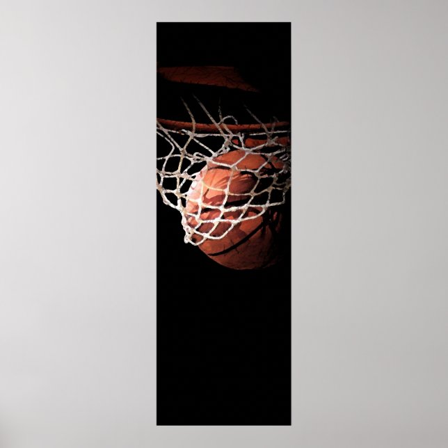 Motiveringell basketsport Poster Skriv ut (Framsidan)