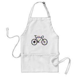Motiveringell Bike, Cycle, Biking, Sport Ord Förkläde