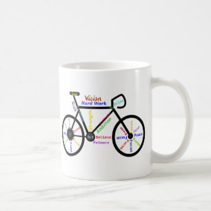 Motiveringell Bike, Cycle, Biking, Sport Ord Kaffemugg