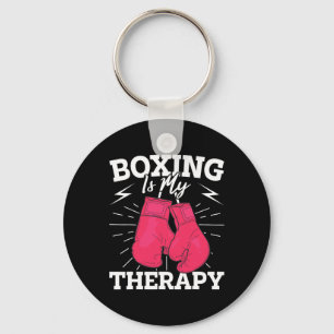 Motiveringell Boxing-design för pionatkämpar Nyckelring
