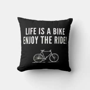 Motiveringell cykling kudde