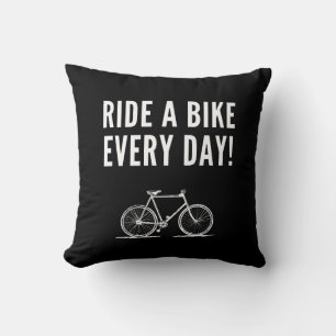 Motiveringell cykling kudde