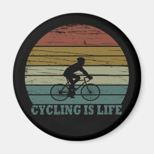 Motiveringell cykling magnet