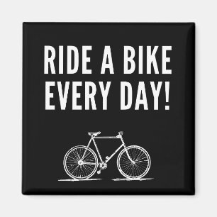 Motiveringell cykling magnet