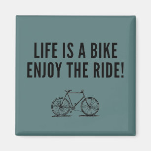 Motiveringell cykling magnet
