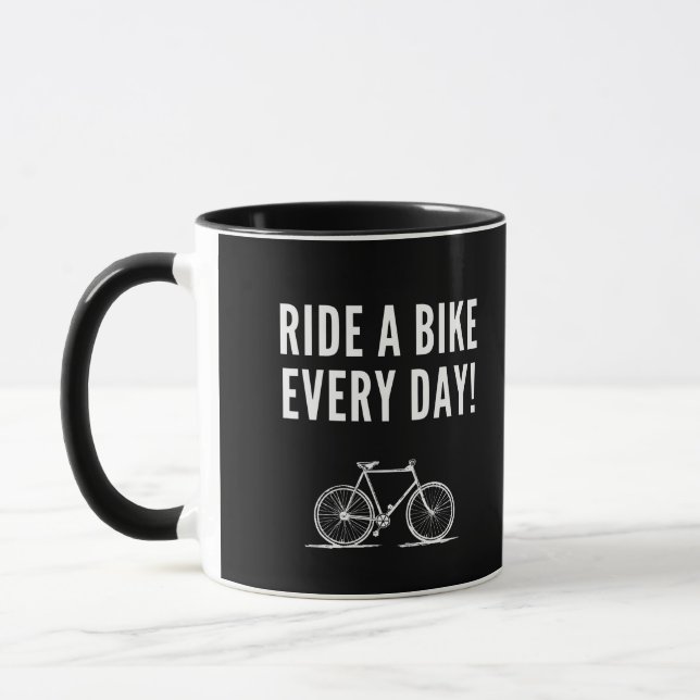 Motiveringell cykling mugg (Vänster)
