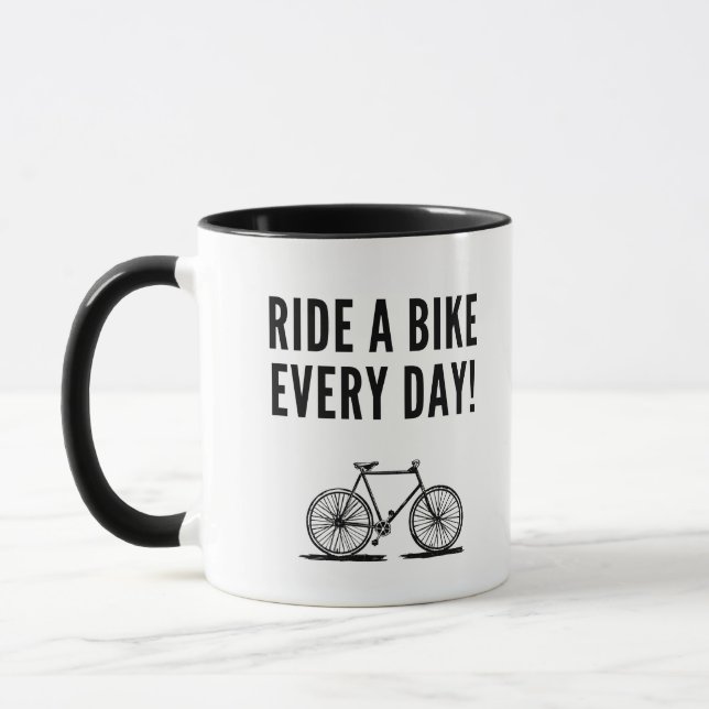 Motiveringell cykling mugg (Vänster)