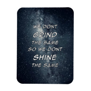 Motiveringell inspiration för Grind & Shine Stars Magnet