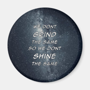 Motiveringell inspiration för Grind & Shine Stars Magnet